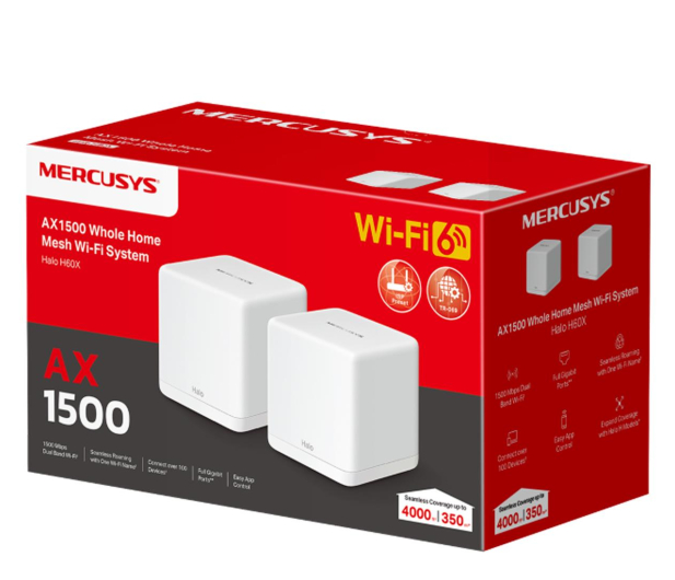 MERCUSYS Mesh Halo H60X (2-PACK) - 1244098 - zdjęcie 3